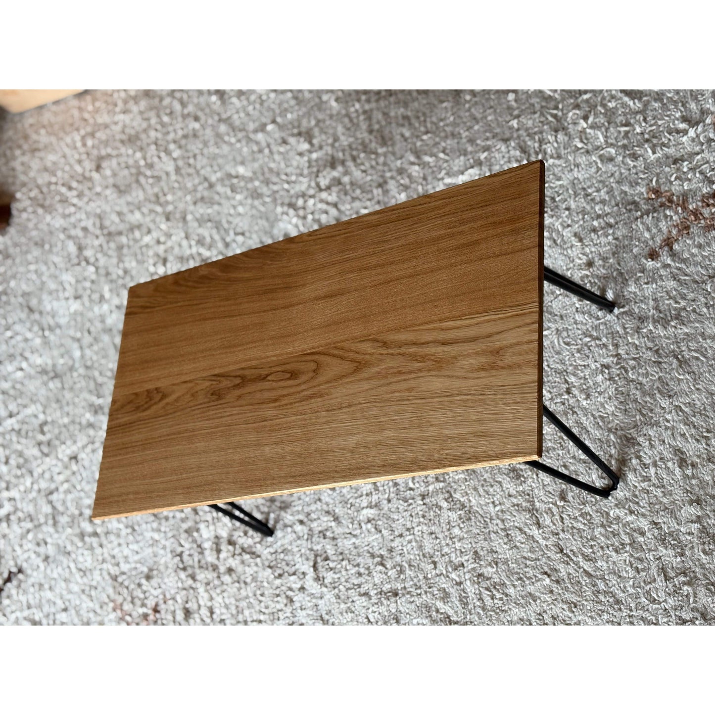 Beistelltisch Couchtisch Vogelperspektive im Wohnzimmer