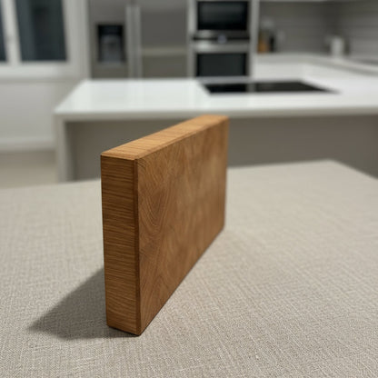 Schneidebrett Eiche Klein Seitenansicht Küchenbrett