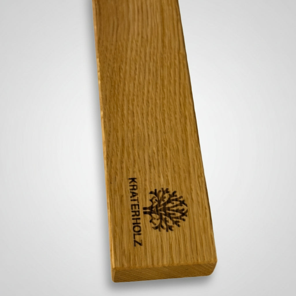 Messerleiste Eiche Front Logo