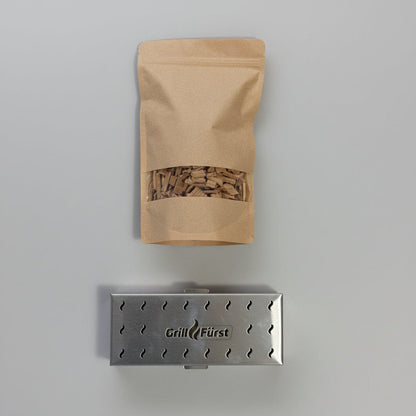 Smokerbox Grillfürst mit Smokerchips verpackt