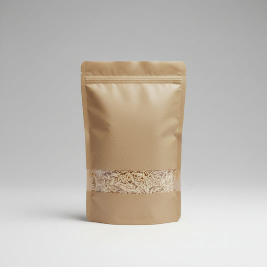 Zirbenspäne in Verpackung