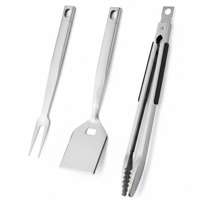 Grillfürst Grillbesteck Set mit Spieß Zange